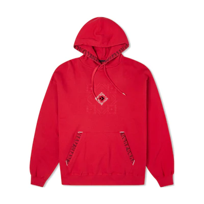 Converse Chinese New Year Tiger Hoodie Red Unisex Couple Style Tiger Logo Embroidery 10024151-A03