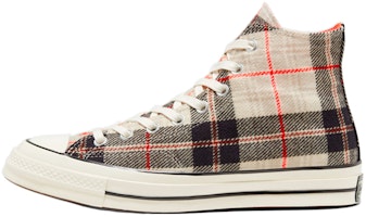 Converse Plaid Chuck 1970s 'Creamwhite Gray' 166496C Converse Plaid Chuck 1970s 'Creamwhite Gray' 166496C