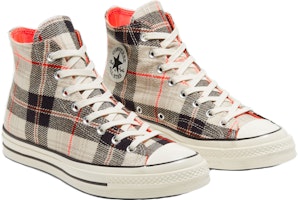 Converse Plaid Chuck 1970s 'Putih Krim Abu-Abu' 166496C Lookbook Converse Plaid Chuck 1970s 'Putih Krim Abu-Abu' 166496C