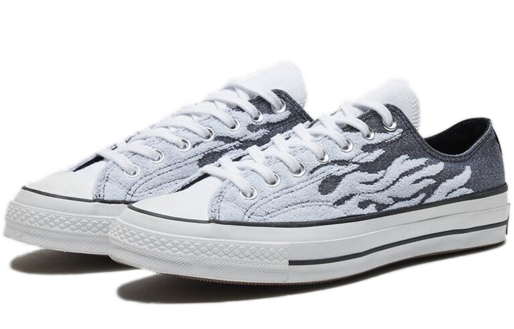 Purchase 匡威复古火焰Chuck 1970s低帮 '黑灰' 166713C