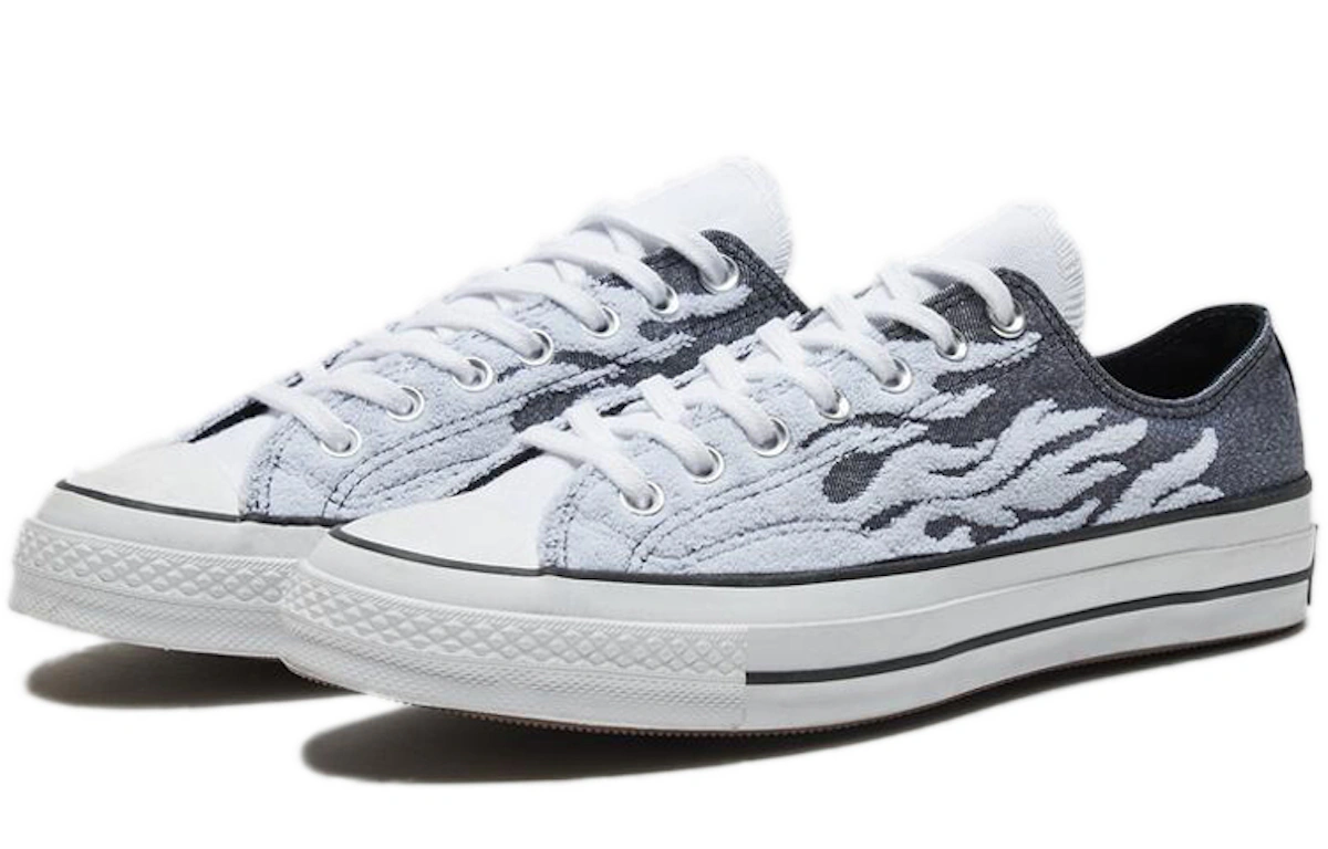 Converse Archive Flames Chuck 1970s Low Top 'Black Grey'