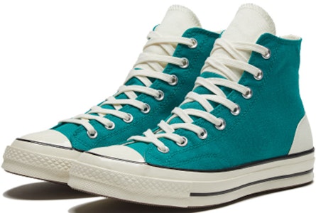 Converse迷幻籃圈 Chuck 1970s 耐磨防滑 高筒 帆布鞋 男女同款 綠 Lookbook Converse迷幻籃圈 Chuck 1970s 耐磨防滑 高筒 帆布鞋 男女同款 綠