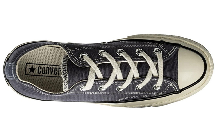 Shop Converse 1970s 防滑耐磨 低筒 帆布鞋 通用款 霾藍色
