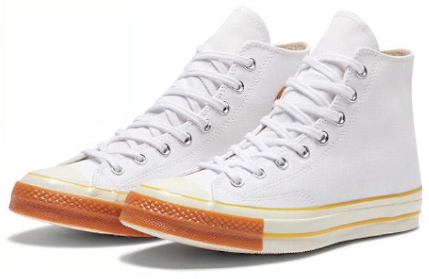 Converse 1970s Chuck Pop Toe 防滑耐磨 高筒 帆布鞋 男女皆宜 白色 Lookbook Converse 1970s Chuck Pop Toe 防滑耐磨 高筒 帆布鞋 男女皆宜 白色