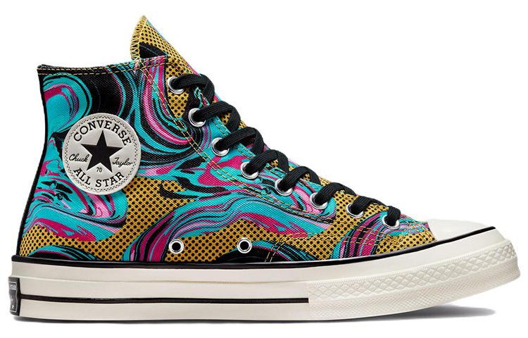 Order Converse Chuck 70 '90s High 'Marbled' Kasut Tinggi Bergaya Retro. A00421C