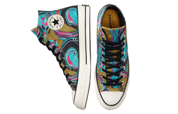 Shop Converse Chuck 70 '90s High 'Marbled' Kasut Tinggi Bergaya Retro. A00421C