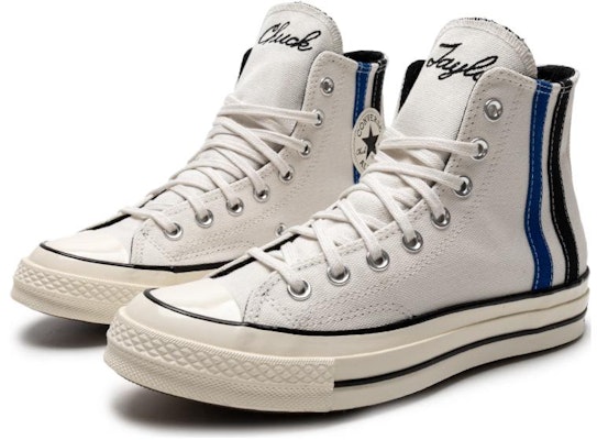 Converse Chuck 70 Archival Stripes High Top 'Putih Biru Hitam' A08725 Order Converse Chuck 70 Archival Stripes High Top 'Putih Biru Hitam' A08725