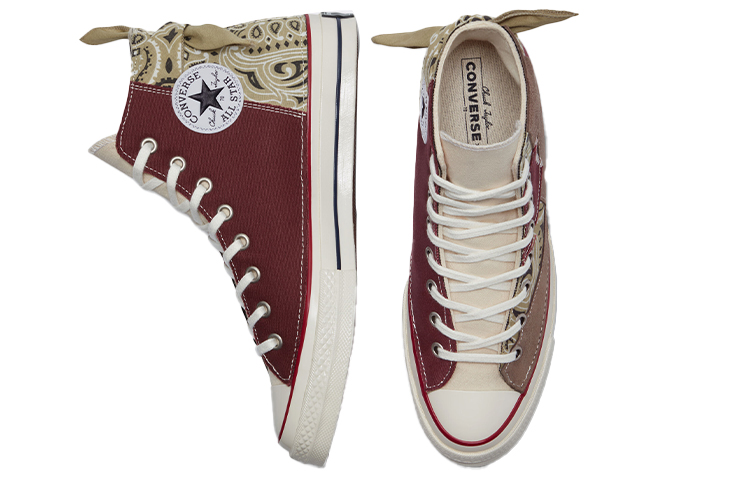 Converse Chuck 70 Canvas LTD High 'Maroon Paisley Patchwork' 圖 4