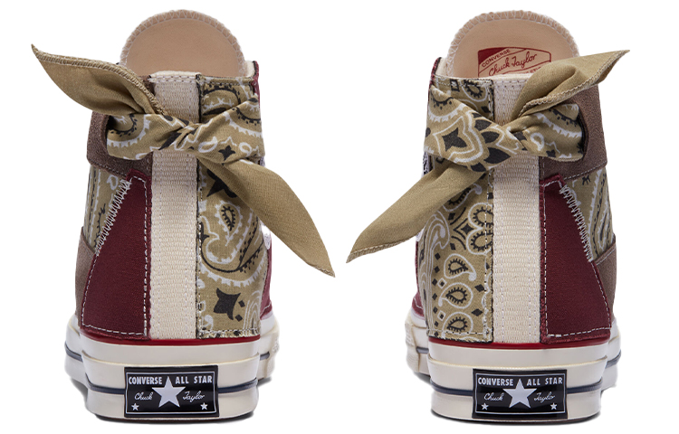 Converse Chuck 70 Canvas LTD High 'Maroon Paisley Patchwork' 圖 5