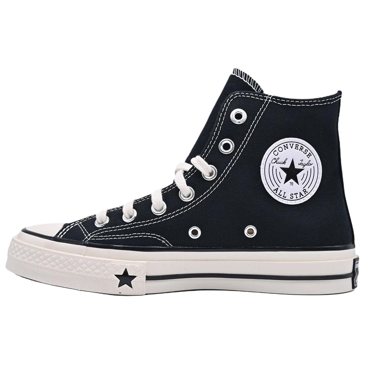 Converse Chuck 70 Canvas Shoes Black White Comfortable Lightweight. A24225C