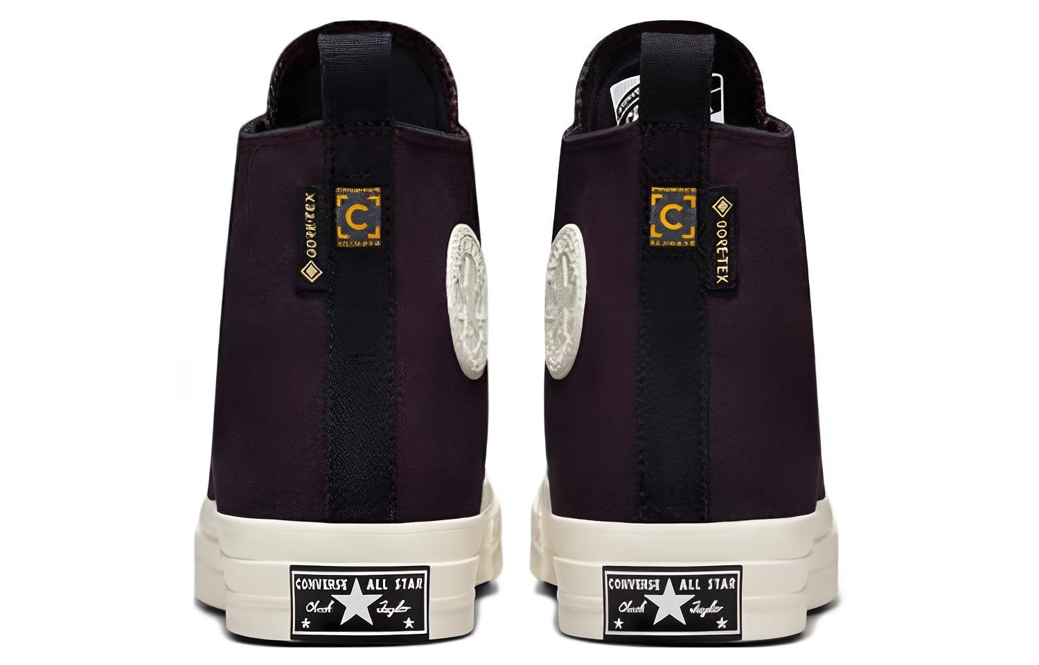 Shop Converse Chuck 70 Gore-Tex Alto 'Negro Cereza Amarillo' resistente al clima A01387C