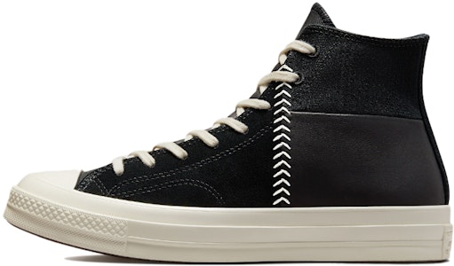 Converse Chuck 70 Kulit Buatan Tinggi 'Hitam Egret' 173131C Buy Converse Chuck 70 Kulit Buatan Tinggi 'Hitam Egret' 173131C