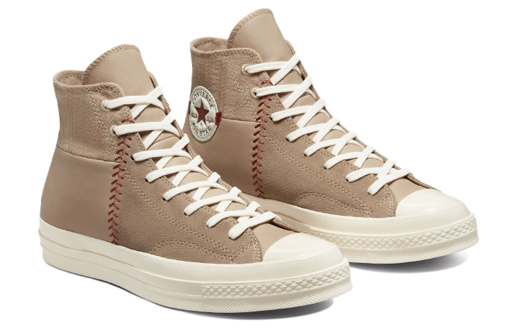 Lookbook 컨버스 척 70 크래프티드 믹스드 매트리얼 하이 '노마드 카키' 172667C