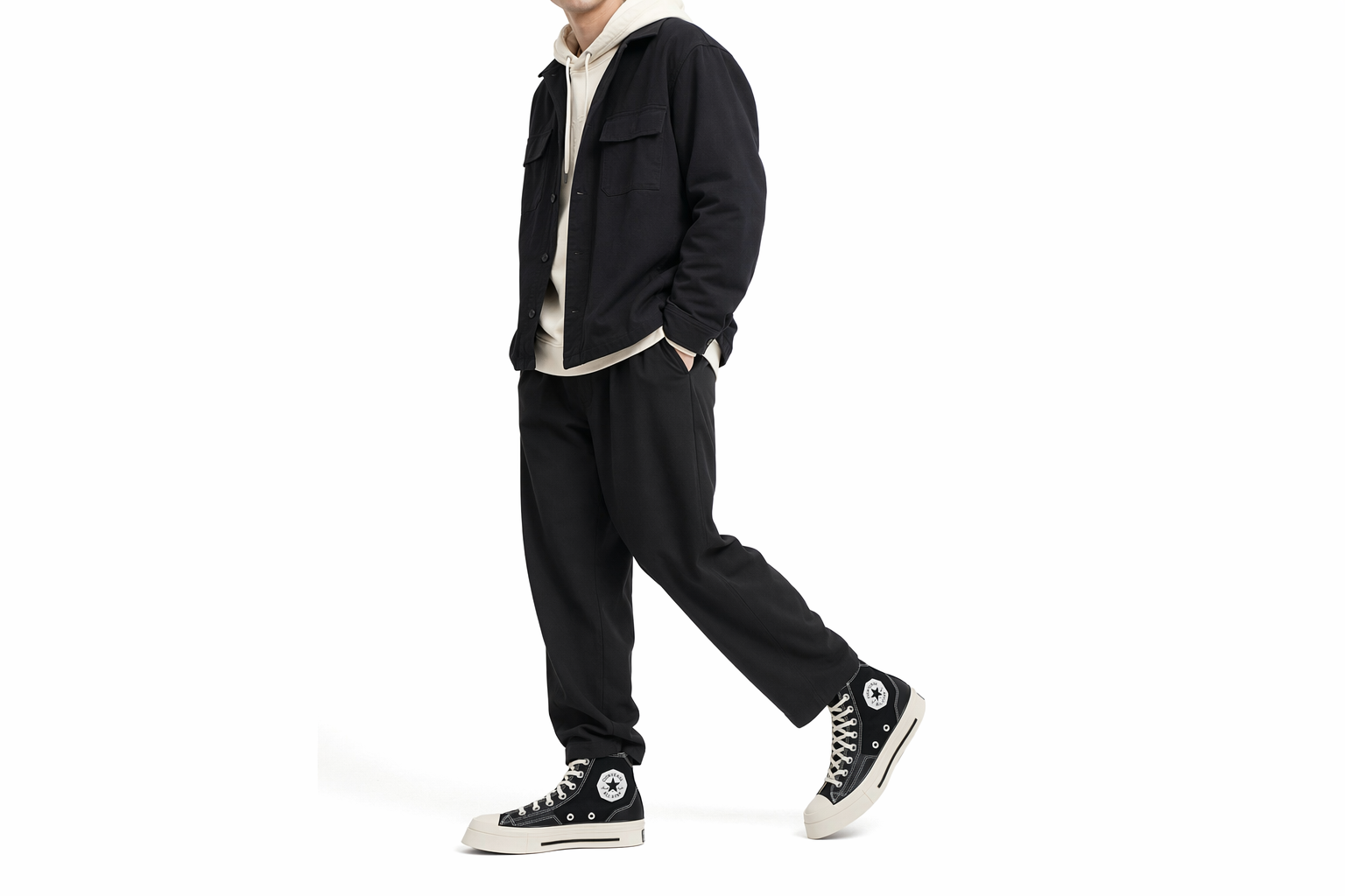 Order Converse Chuck 70 De Luxe Squared High 'Black Egret' A06435C