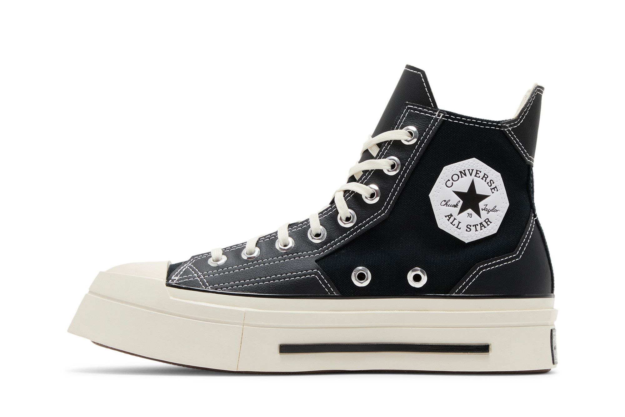 Shop Converse Chuck 70 De Luxe Squared High 'Black Egret' A06435C