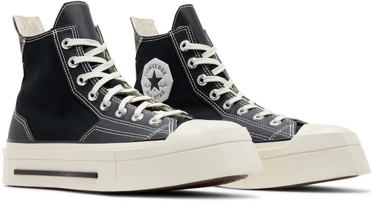 Converse Chuck 70 De Luxe Squared High 'Black Egret' A06435C 1