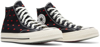 컨버스 척 70 자수 립스 하이 '블랙' A01600C Cheap 컨버스 척 70 자수 립스 하이 '블랙' A01600C