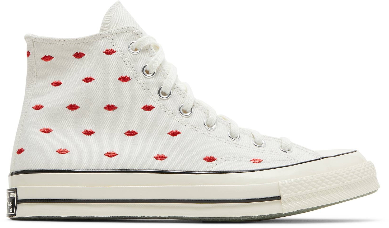 Converse Chuck 70 Embroidered Lips High 'Vintage White' A01601C