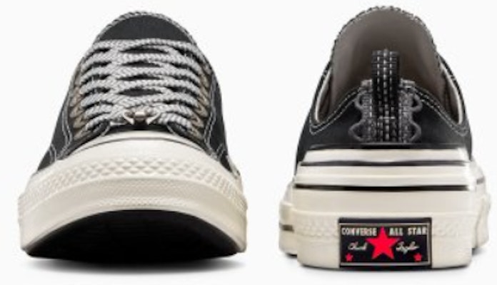 匡威 Chuck 70 黑色低帮反光拼接设计 A07984C Shop 匡威 Chuck 70 黑色低帮反光拼接设计 A07984C