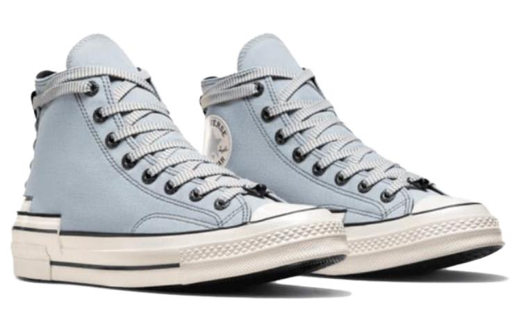 Lookbook Kasut Converse Chuck 70 Hacked Heel 'Biru Putih' A07983C