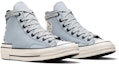 Lookbook Kasut Converse Chuck 70 Hacked Heel 'Biru Putih' A07983C