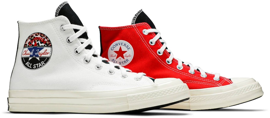Converse Chuck 70 Hi 'Logo Play - Putih Biru Rush' 166747C Cheap Converse Chuck 70 Hi 'Logo Play - Putih Biru Rush' 166747C