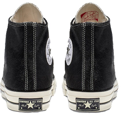 컨버스 척 70 하이 '포니 헤어 팩 - 블랙' 164588C Shop 컨버스 척 70 하이 '포니 헤어 팩 - 블랙' 164588C