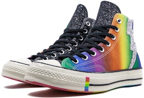 Converse Chuck 70 Hi 'Pride Shimmering Black Rainbow' Pelangi Berkilau 165713C Lookbook Converse Chuck 70 Hi 'Pride Shimmering Black Rainbow' Pelangi Berkilau 165713C