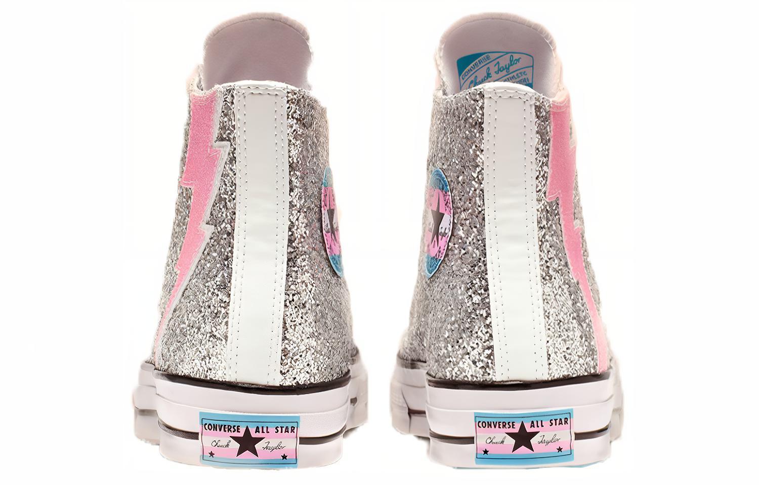 Purchase Converse Chuck 70 Hi ''Argent Étincelant Pride'' 165723C