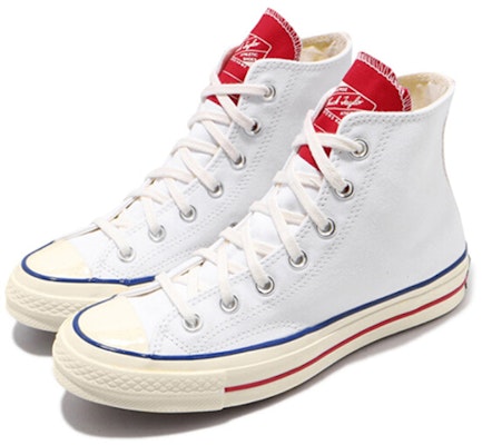 컨버스 척 70 하이 '화이트 유니버시티 레드' 166826C Order 컨버스 척 70 하이 '화이트 유니버시티 레드' 166826C