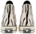 Converse Chuck 70 Hi 'Zebra' Lelaki Perempuan Kasut Unisex 163408C