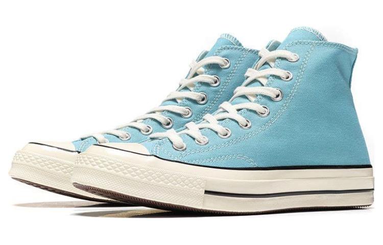 Lookbook Converse 1970s 防滑耐磨 高筒 帆布鞋 男女同款 藍色