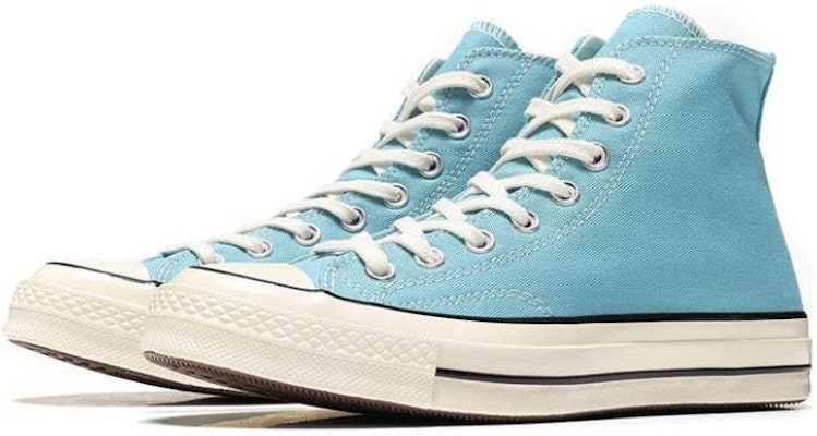 Converse 1970s 防滑耐磨 高筒 帆布鞋 男女同款 藍色 Lookbook Converse 1970s 防滑耐磨 高筒 帆布鞋 男女同款 藍色