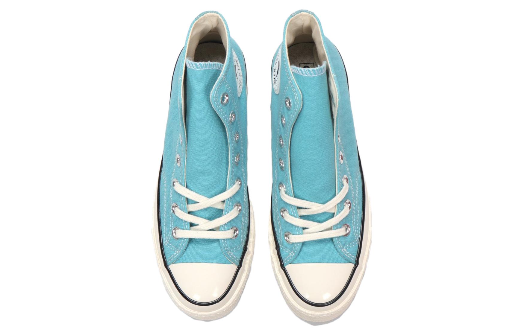 Shop Converse 1970s 防滑耐磨 高筒 帆布鞋 男女同款 藍色