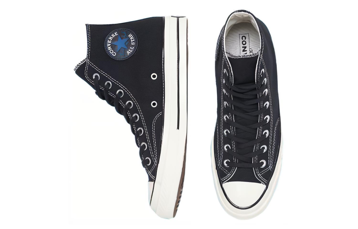 Shop Converse Chuck 70 高筒鞋 '黑米色' 169893C