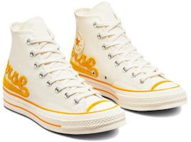 Converse 1970s chuck 70 經典潮流 耐磨防滑 高筒 帆布鞋 男女同款 白橙 Lookbook Converse 1970s chuck 70 經典潮流 耐磨防滑 高筒 帆布鞋 男女同款 白橙