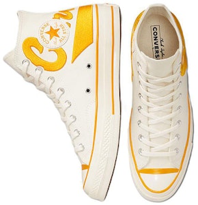 Converse Chuck 70 Tinggi 'Putih Klasik Oren' A04909C Shop Converse Chuck 70 Tinggi 'Putih Klasik Oren' A04909C