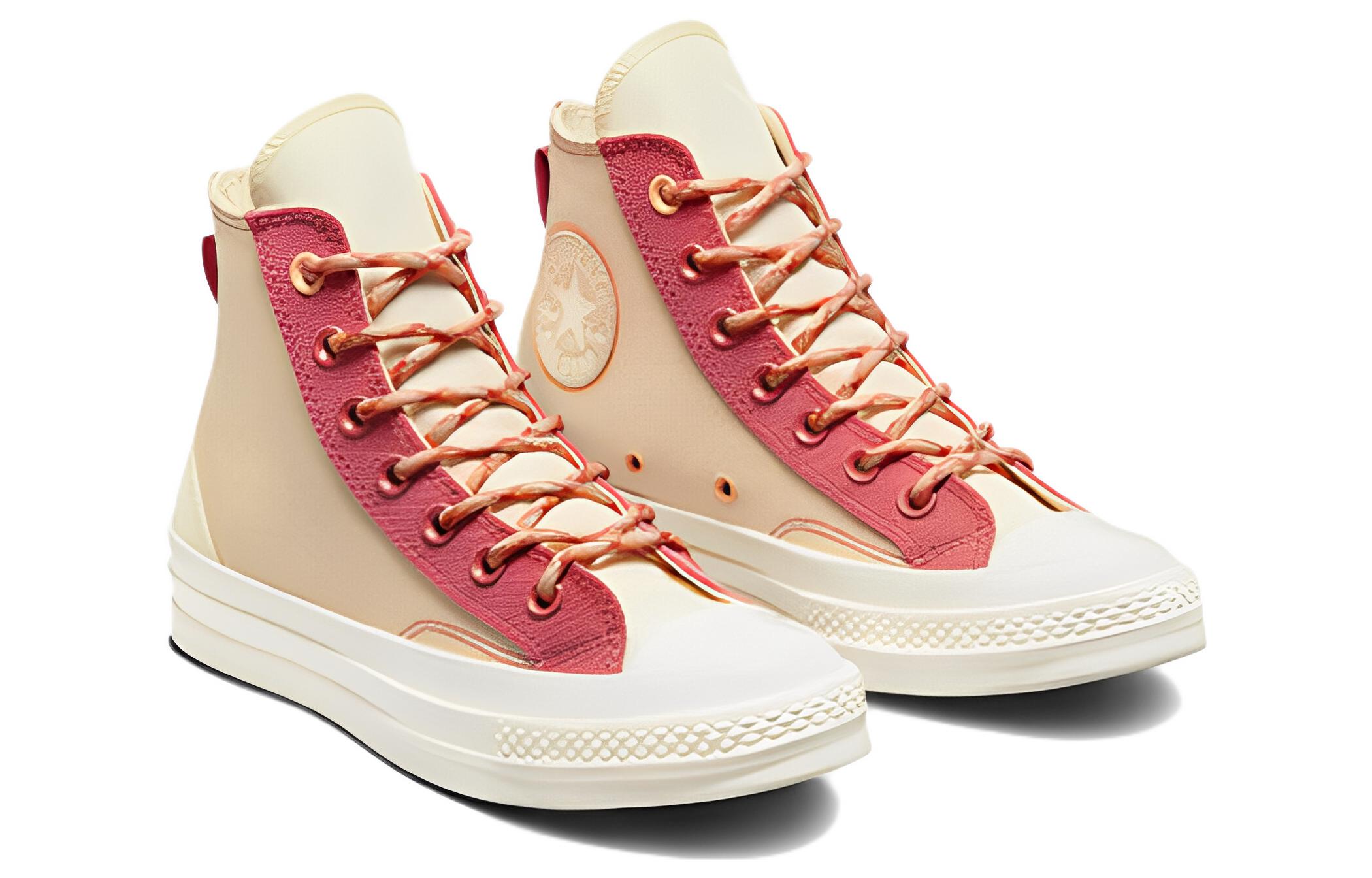 Lookbook Converse Chuck 70 High 'Colorblock Overlay - Kue Rhubarb' A05128C