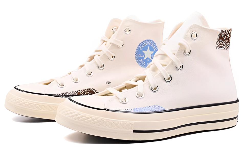 Lookbook Converse Chuck 70 高帮 '手工奥利补丁 - 米色' A04500C