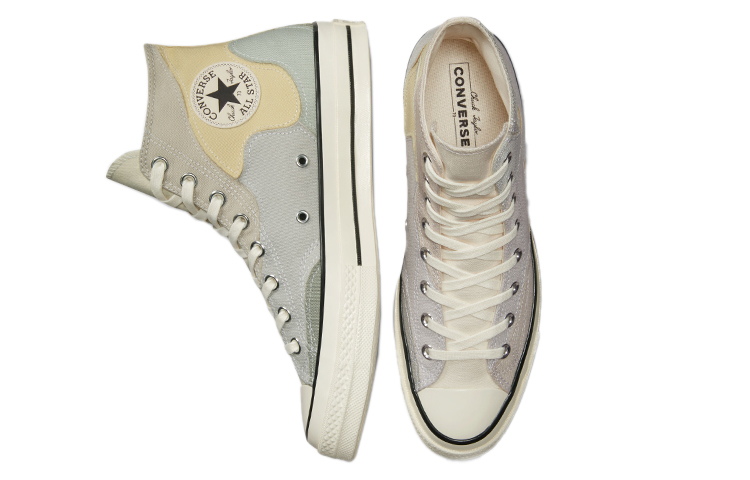 Shop CONVERSE Chuck 70 高筒鞋 '手工拼布 - 沙漠沙色' A03293C