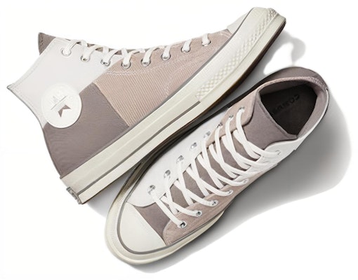 Converse Chuck 70 High 'Crafted Patchwork - Kelabu Wonder Stone' A04507C Shop Converse Chuck 70 High 'Crafted Patchwork - Kelabu Wonder Stone' A04507C