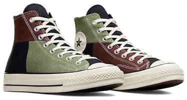 Converse Chuck 70 High 'Crafted Patchwork - Hijau Troll Coklat Bumi' A04509C Lookbook Converse Chuck 70 High 'Crafted Patchwork - Hijau Troll Coklat Bumi' A04509C