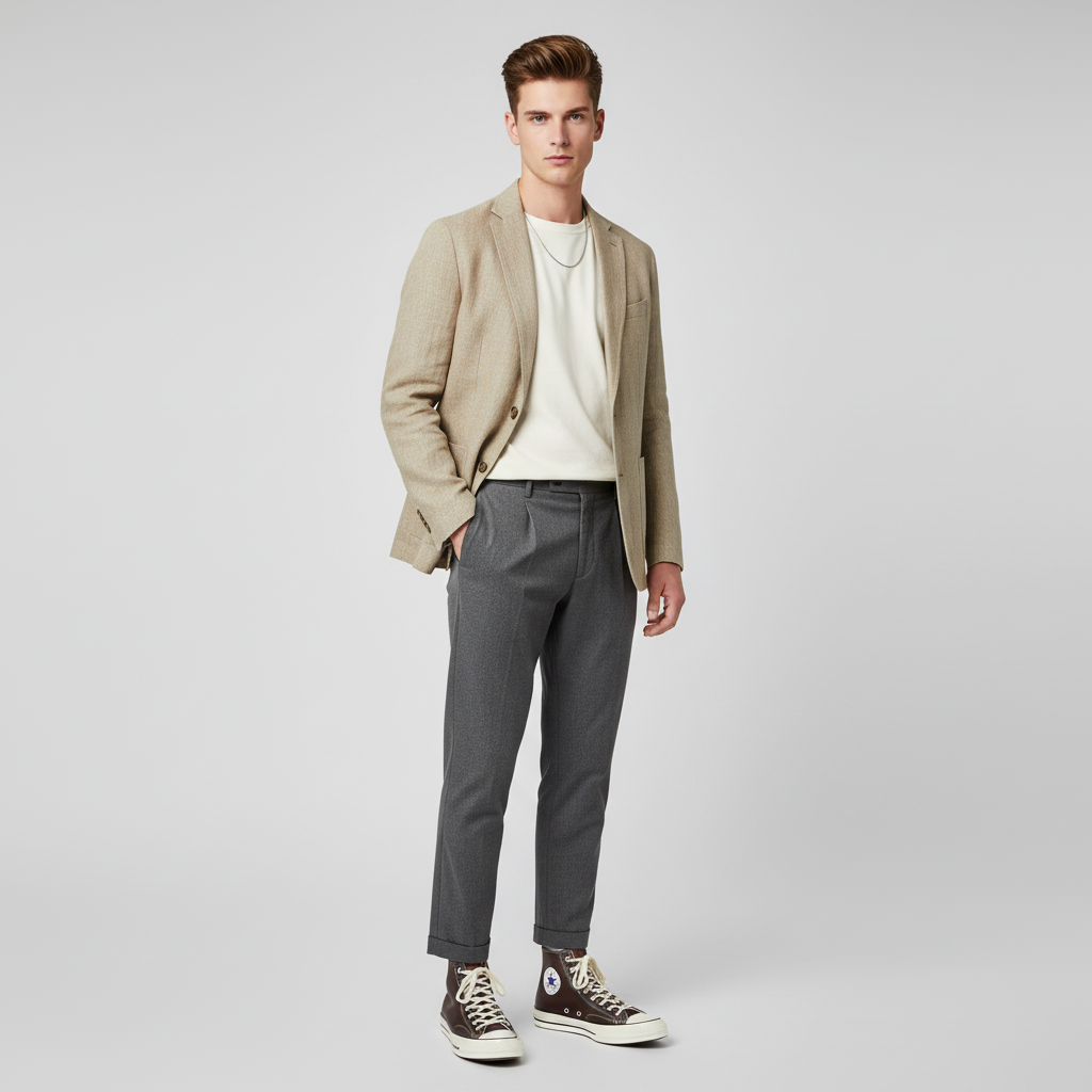 Lookbook Converse Chuck 70 Hi Musim Warna Sneakers 'Dark Root' A08137C