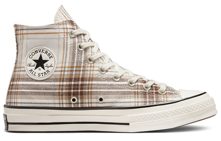 Lookbook Converse Chuck 70 Tinggi 'Desert Tartan - Egret' A03914C
