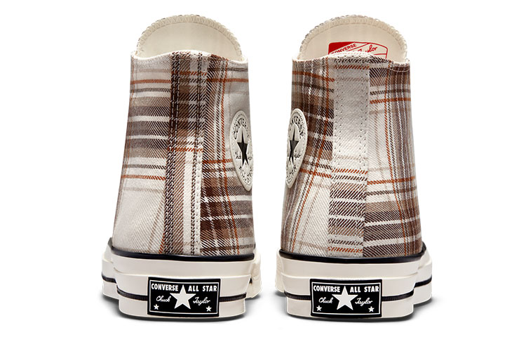 Details for Converse Chuck 70 Tinggi 'Desert Tartan - Egret' A03914C