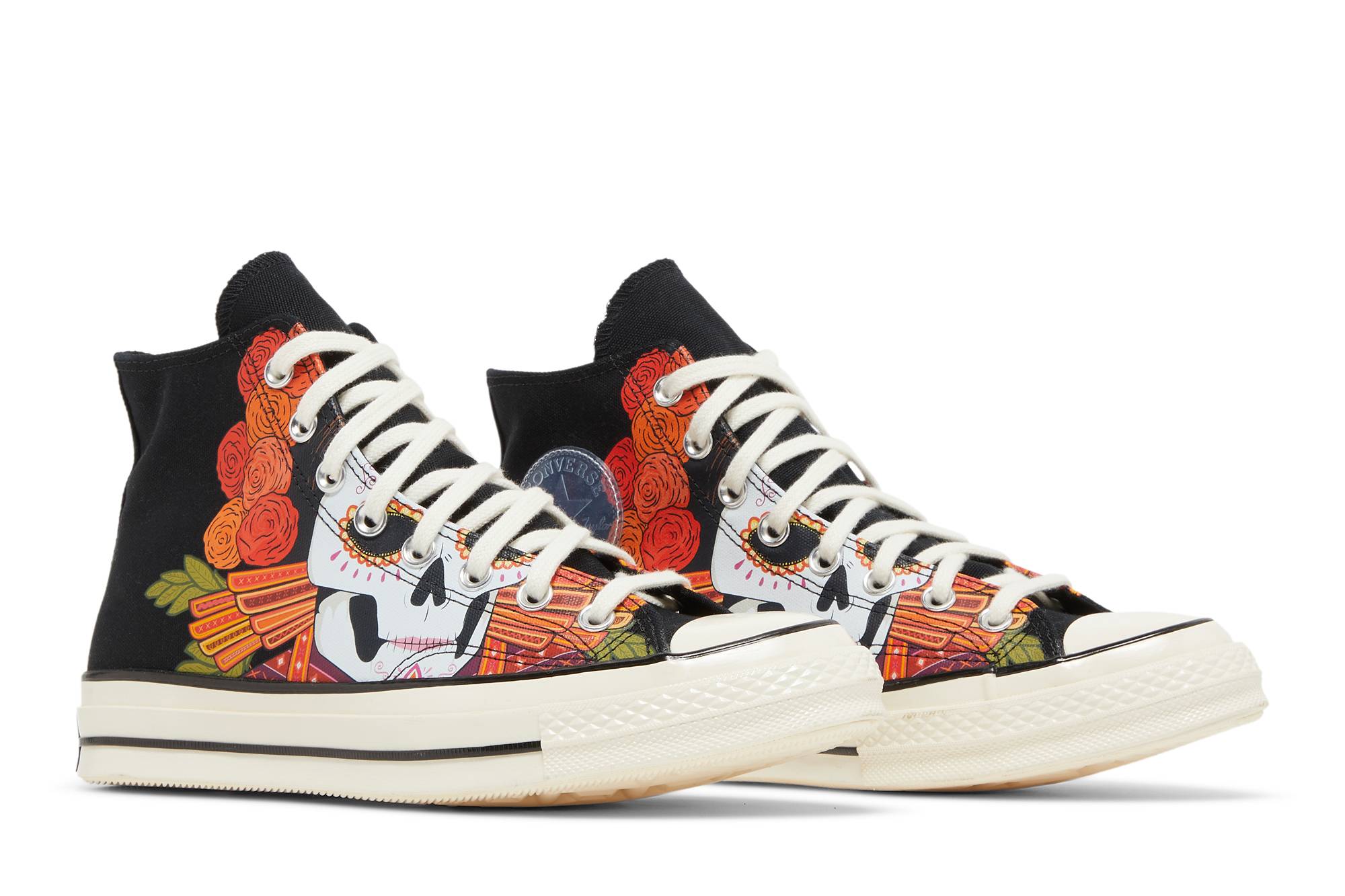 Cheap 匡威Chuck 70高帮 '亡灵节 - 黑色' 173112C