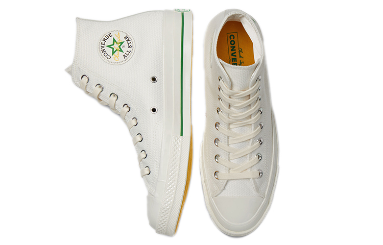 Shop Converse Chuck 70 Tinggi 'Green Stars' 170999C