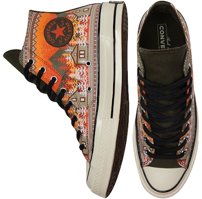 匡威Chuck 70 高帮 '节日毛衣 - 橙色' 172134C Shop 匡威Chuck 70 高帮 '节日毛衣 - 橙色' 172134C