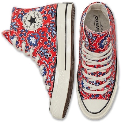 Converse Chuck 70高帮'Paisley - 火辣红' 171072C Shop Converse Chuck 70高帮'Paisley - 火辣红' 171072C