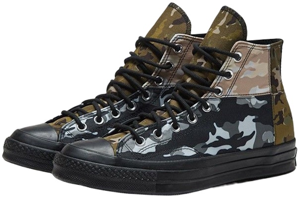 컨버스 척 70 하이 '패치워크 블록드 - 카모 블랙' 165912C Lookbook 컨버스 척 70 하이 '패치워크 블록드 - 카모 블랙' 165912C